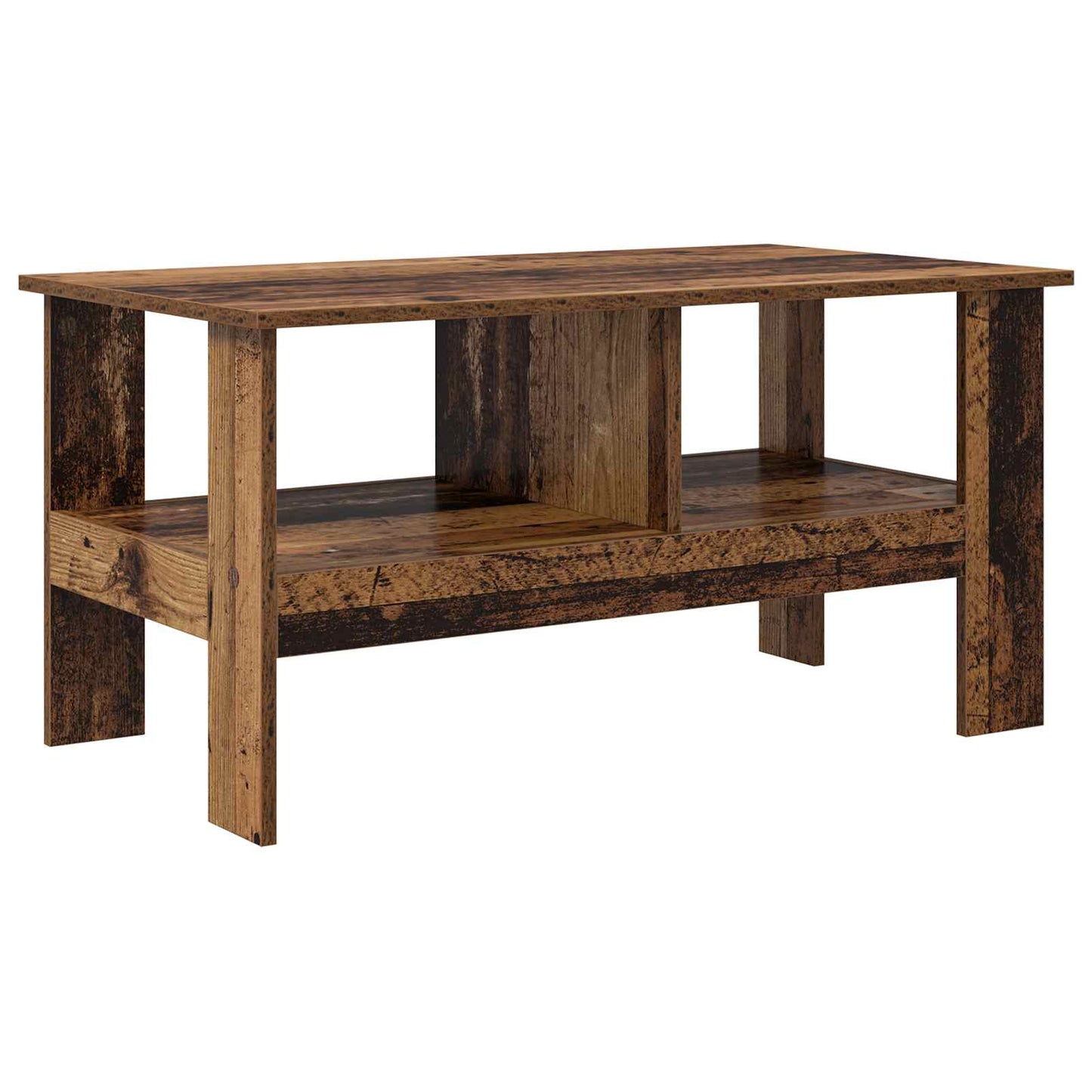 Konferenční Stolek Staré Dřevo 90 X 50 X 45 Cm Kompozitní Dřevo