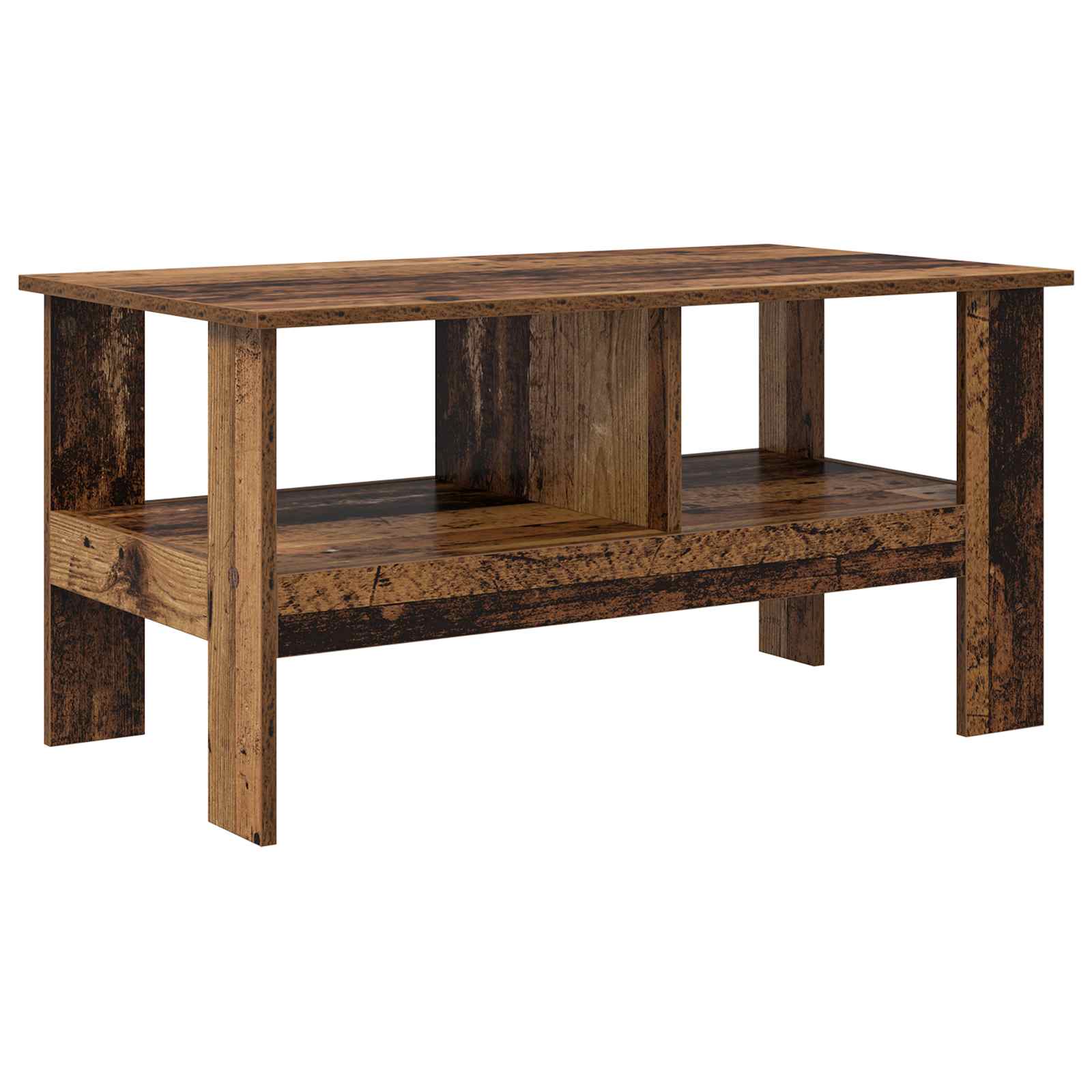 Konferenční Stolek Staré Dřevo 90 X 50 X 45 Cm Kompozitní Dřevo
