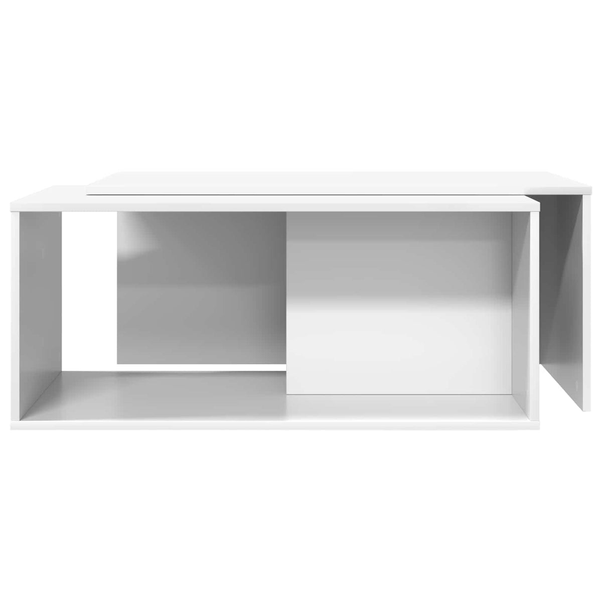 Sada Konferenčních Stolků 2 Pcs Bílá 90 X 48 X 40 Cm