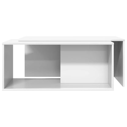 Sada Konferenčních Stolků 2 Pcs Bílá 90 X 48 X 40 Cm