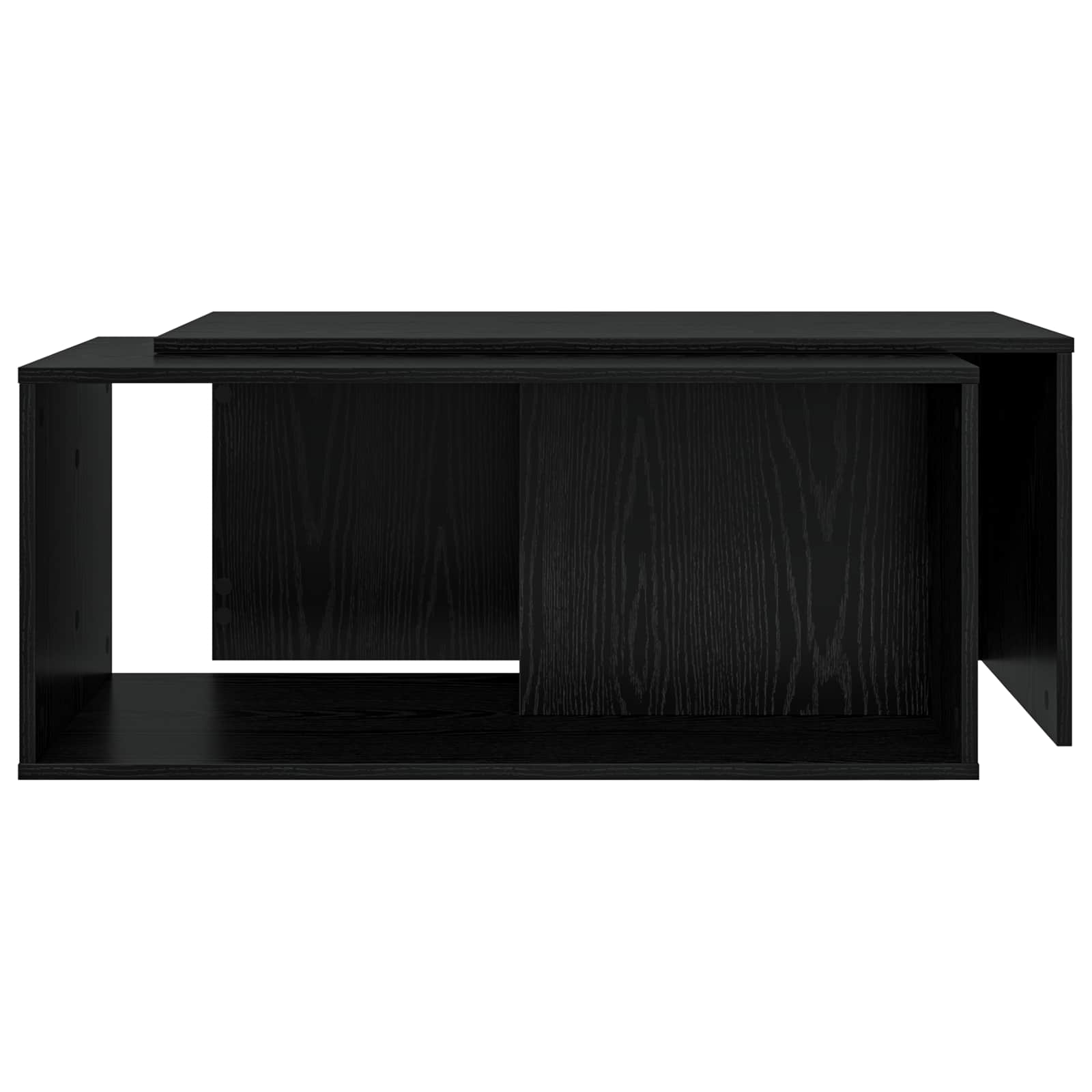 Sada Konferenčních Stolků 2 Pcs Černý Dub 90 X 48 X 40 Cm