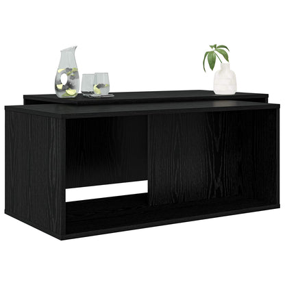 Sada Konferenčních Stolků 2 Pcs Černý Dub 90 X 48 X 40 Cm