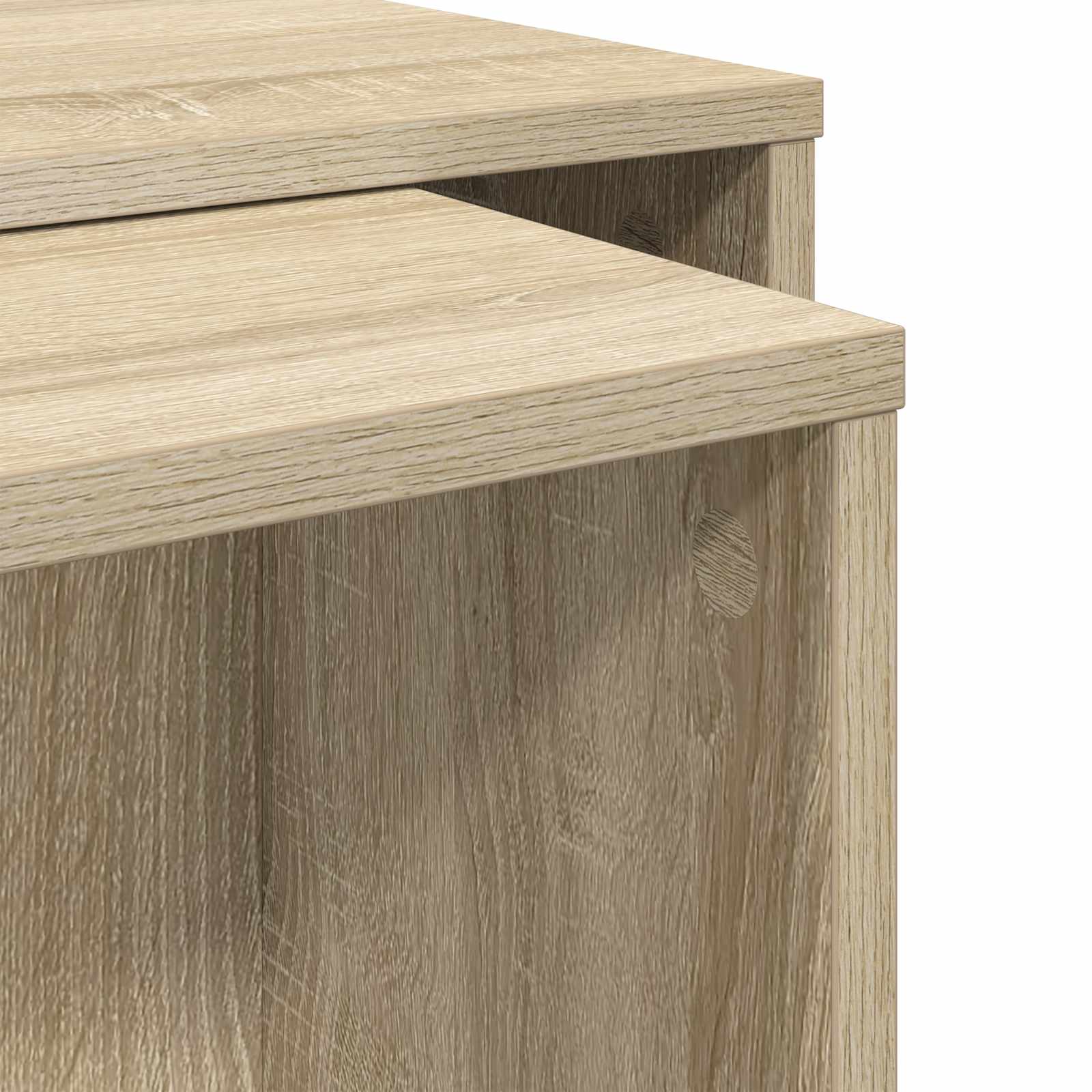 Sada Konferenčních Stolků 2 Pcs Sonoma Dub 90 X 48 X 40 Cm