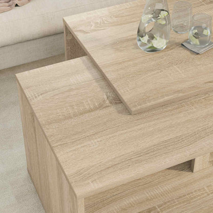 Sada Konferenčních Stolků 2 Pcs Sonoma Dub 90 X 48 X 40 Cm