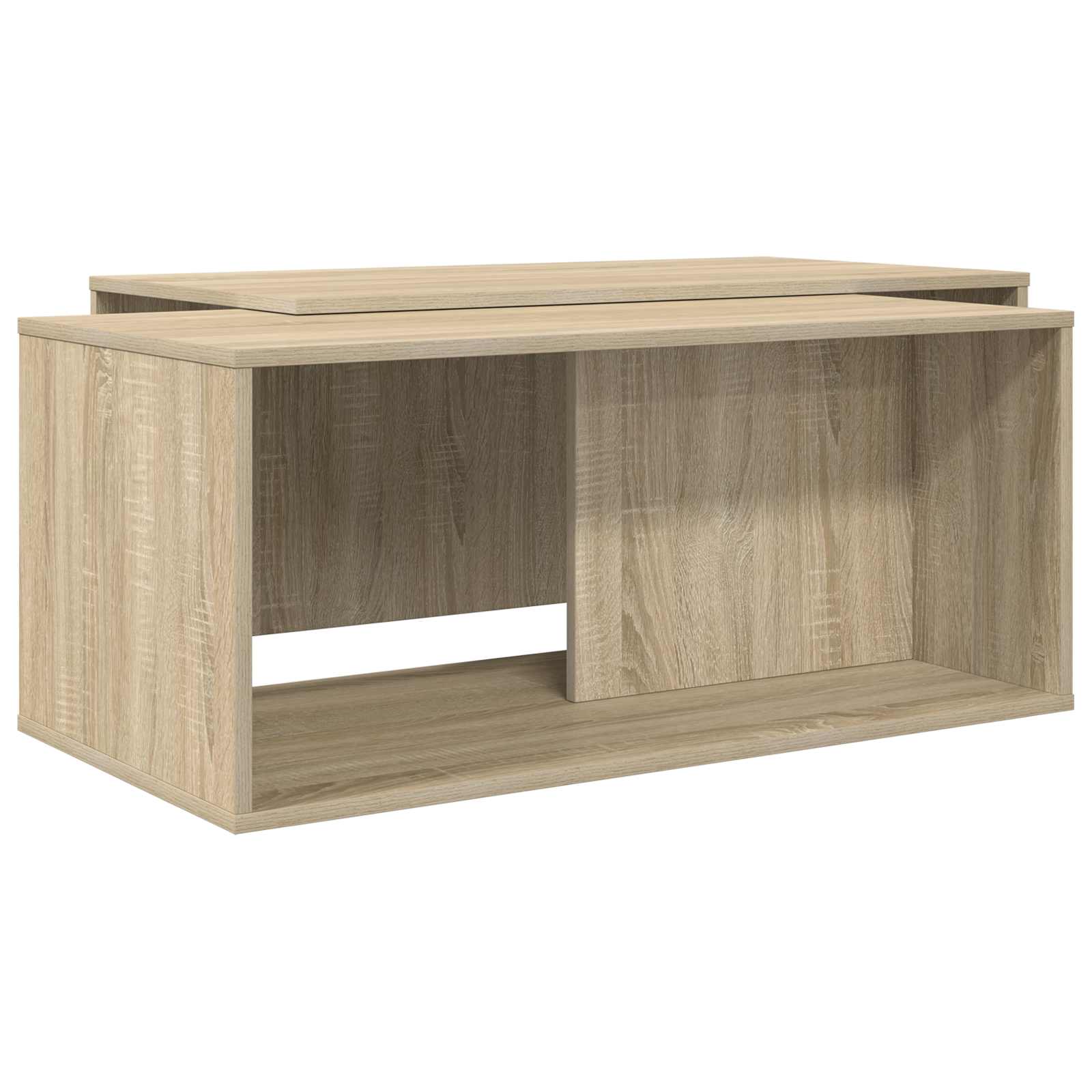 Sada Konferenčních Stolků 2 Pcs Sonoma Dub 90 X 48 X 40 Cm
