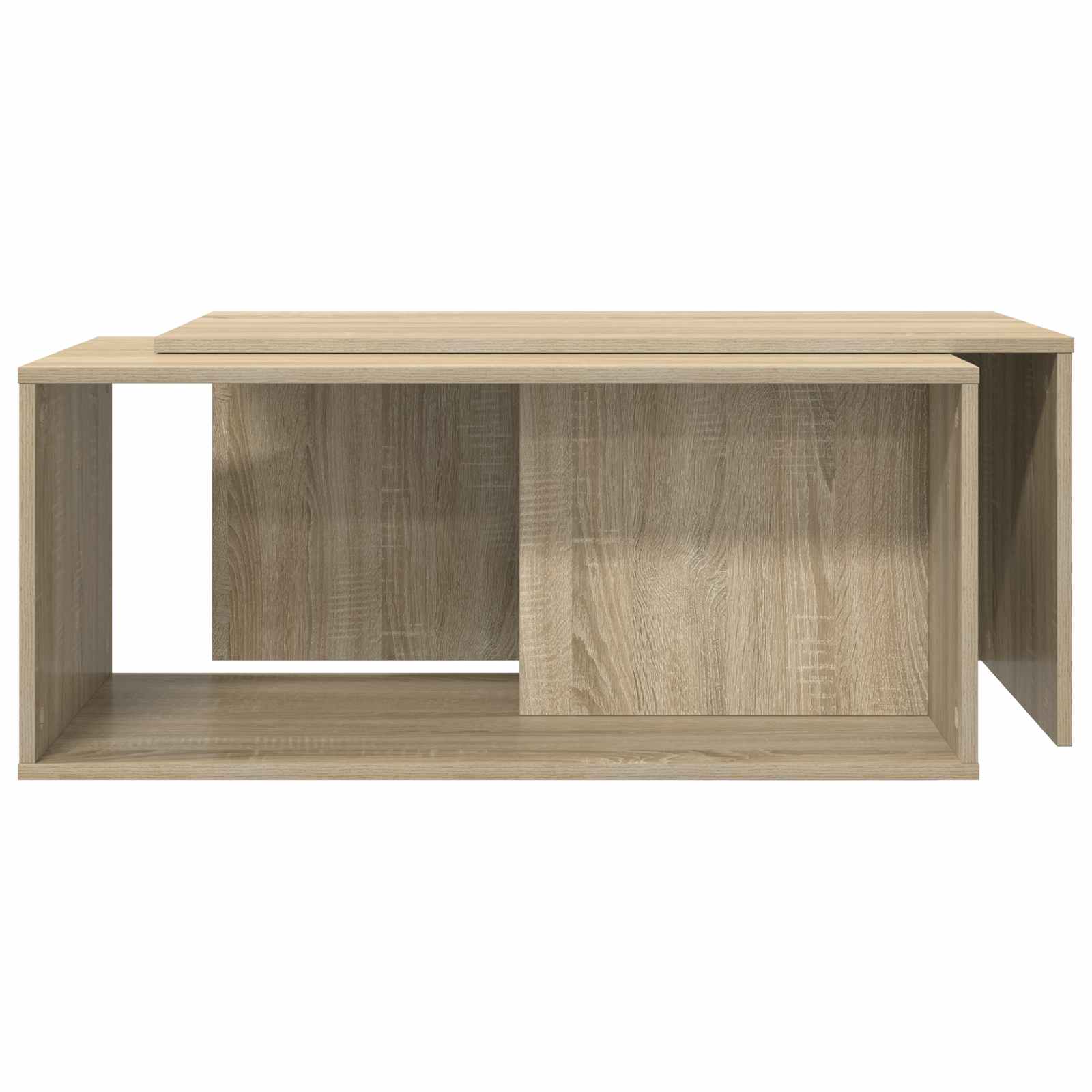 Sada Konferenčních Stolků 2 Pcs Sonoma Dub 90 X 48 X 40 Cm