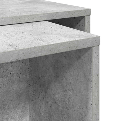 Sada Konferenčních Stolků 2 Pcs Betonově Šedá 90 X 48 X 40 Cm