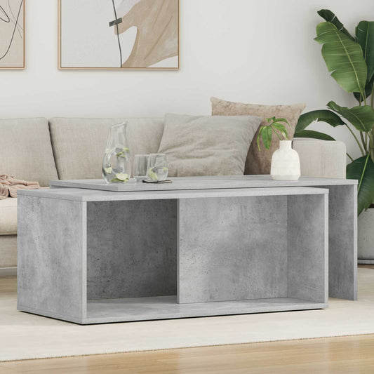 Sada Konferenčních Stolků 2 Pcs Betonově Šedá 90 X 48 X 40 Cm