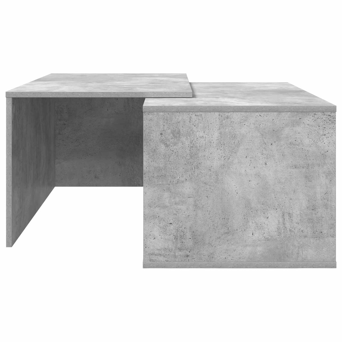 Sada Konferenčních Stolků 2 Pcs Betonově Šedá 90 X 48 X 40 Cm