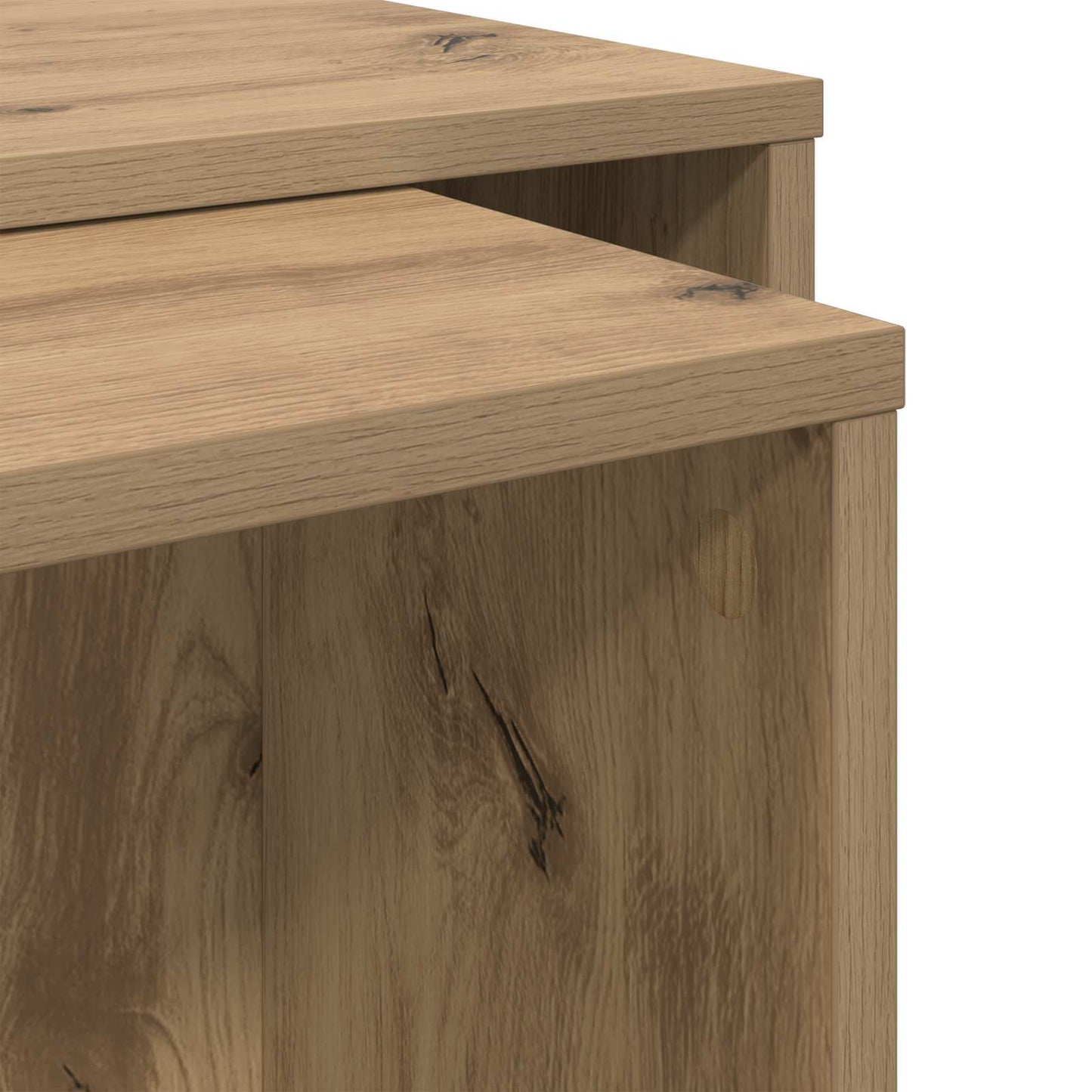 Sada Konferenčních Stolků 2 Pcs Artisanový Dub 90 X 48 X 40 Cm