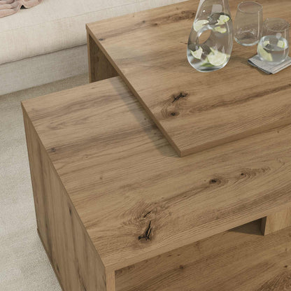 Sada Konferenčních Stolků 2 Pcs Artisanový Dub 90 X 48 X 40 Cm