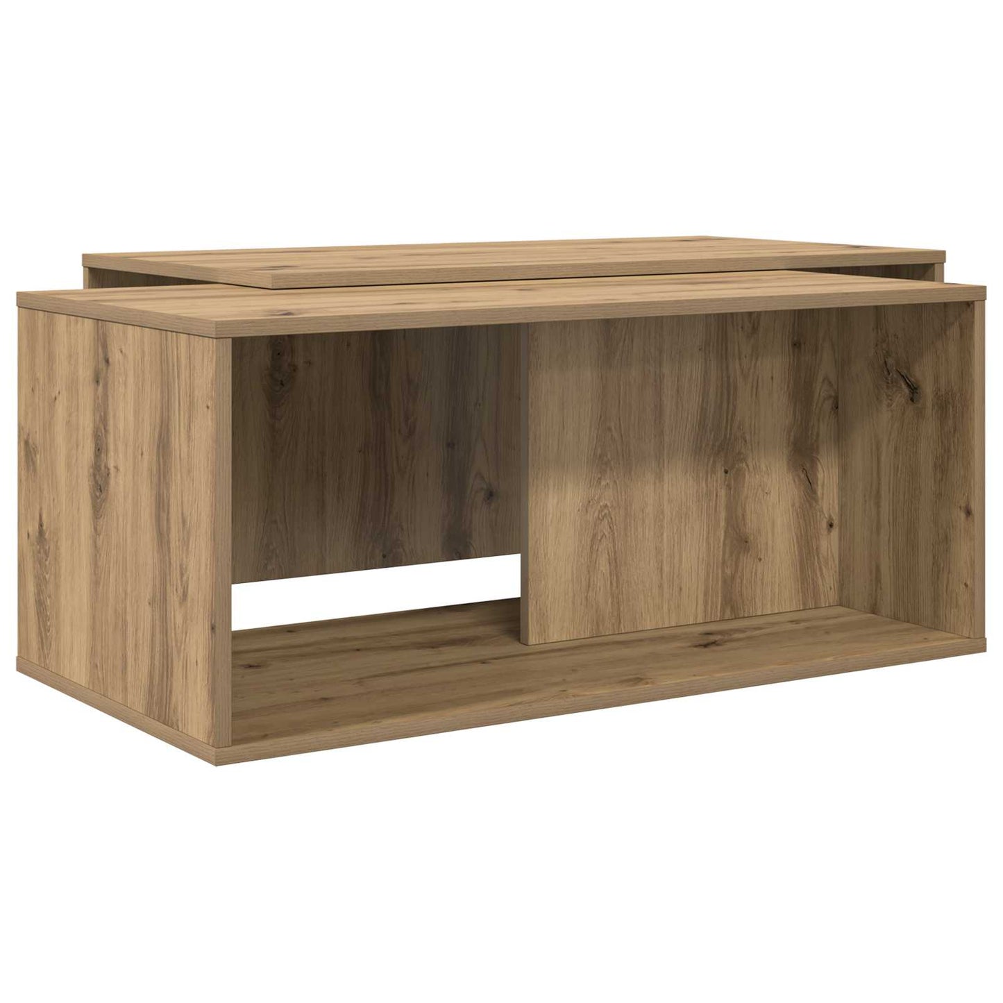 Sada Konferenčních Stolků 2 Pcs Artisanový Dub 90 X 48 X 40 Cm