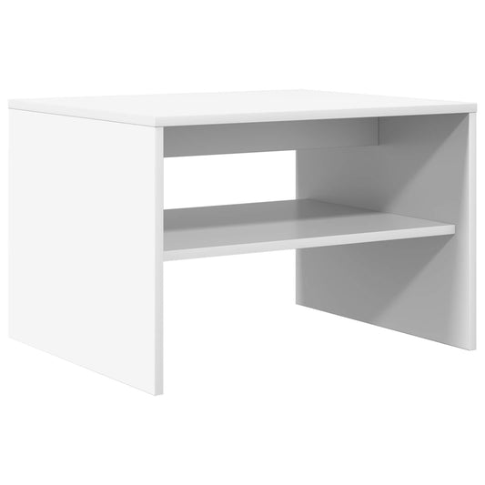 Konferenční Stolek Bílá 60 X 50 X 40 Cm Kompozitní Dřevo