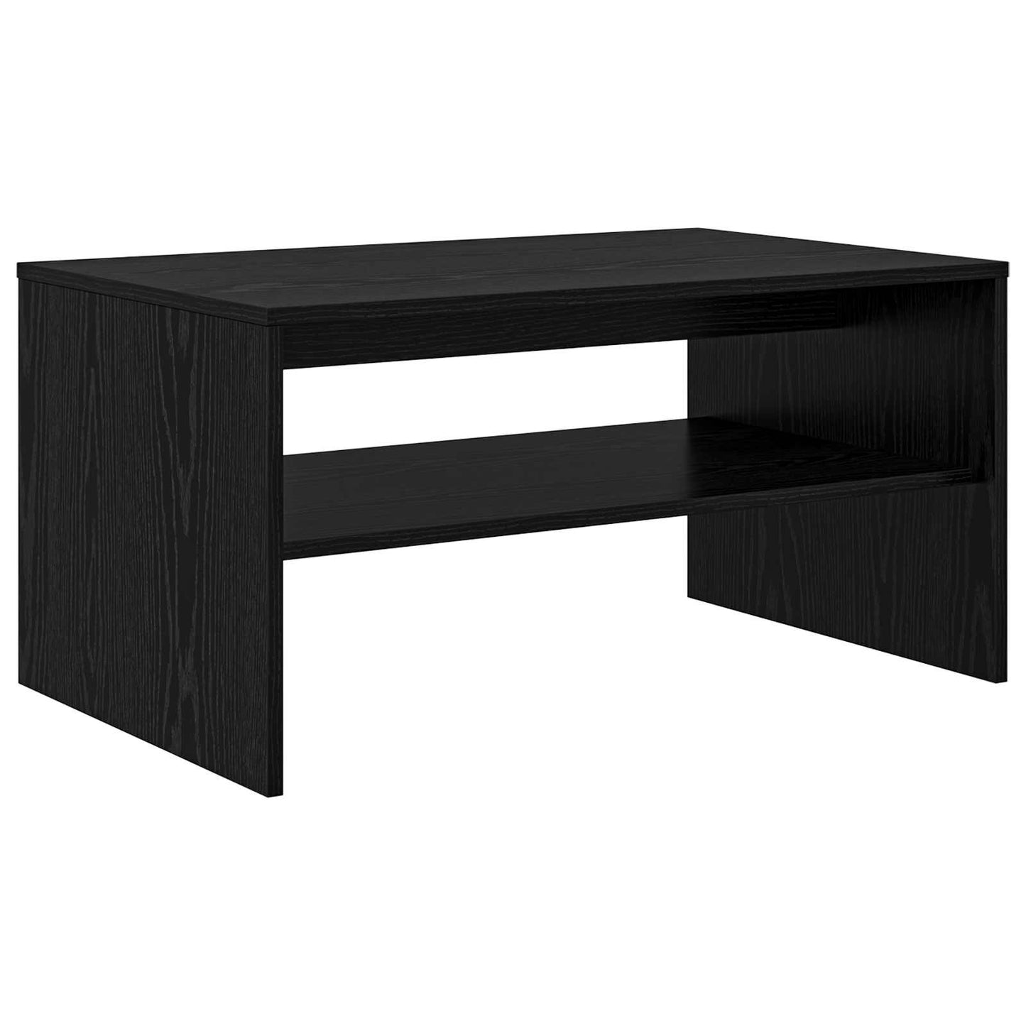 Konferenční Stolek Černý Dub 80 X 50 X 40 Cm Kompozitní Dřevo