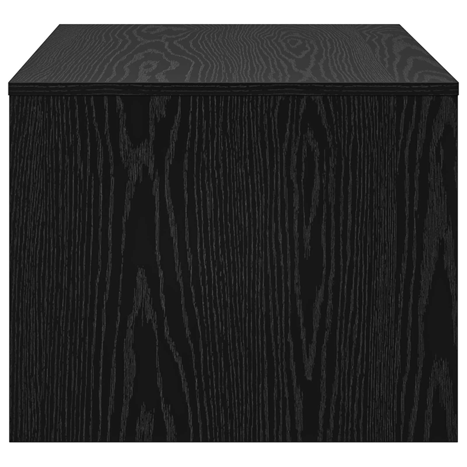 Konferenční Stolek Černý Dub 80 X 50 X 40 Cm Kompozitní Dřevo
