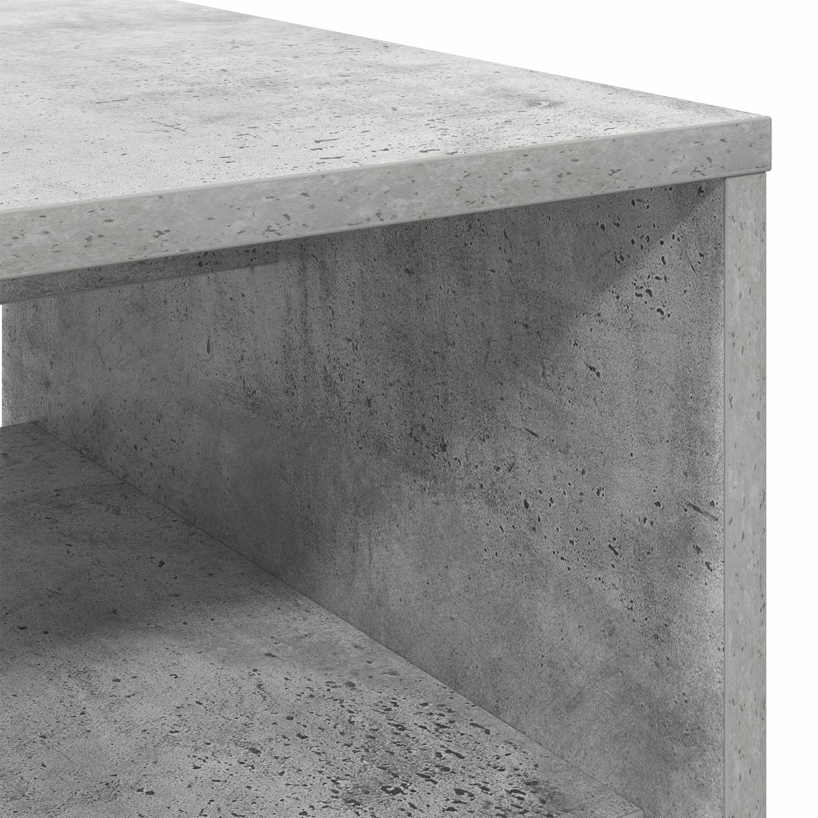Konferenční Stolek Betonově Šedá 80 X 50 X 40 Cm