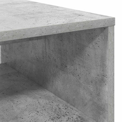 Konferenční Stolek Betonově Šedá 80 X 50 X 40 Cm