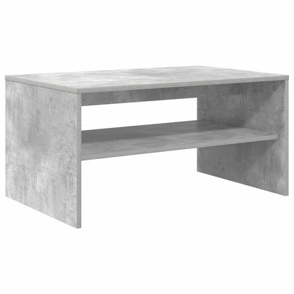Konferenční Stolek Betonově Šedá 80 X 50 X 40 Cm