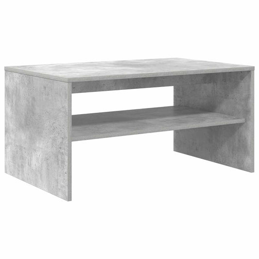 Konferenční Stolek Betonově Šedá 80 X 50 X 40 Cm
