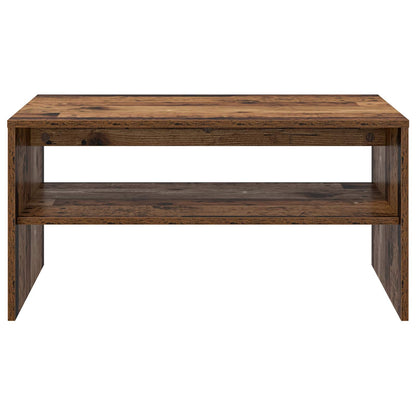 Konferenční Stolek Staré Dřevo 80 X 50 X 40 Cm Kompozitní Dřevo
