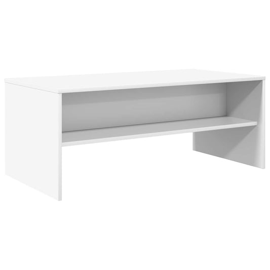 Konferenční Stolek Bílá 100 X 50 X 40 Cm Kompozitní Dřevo