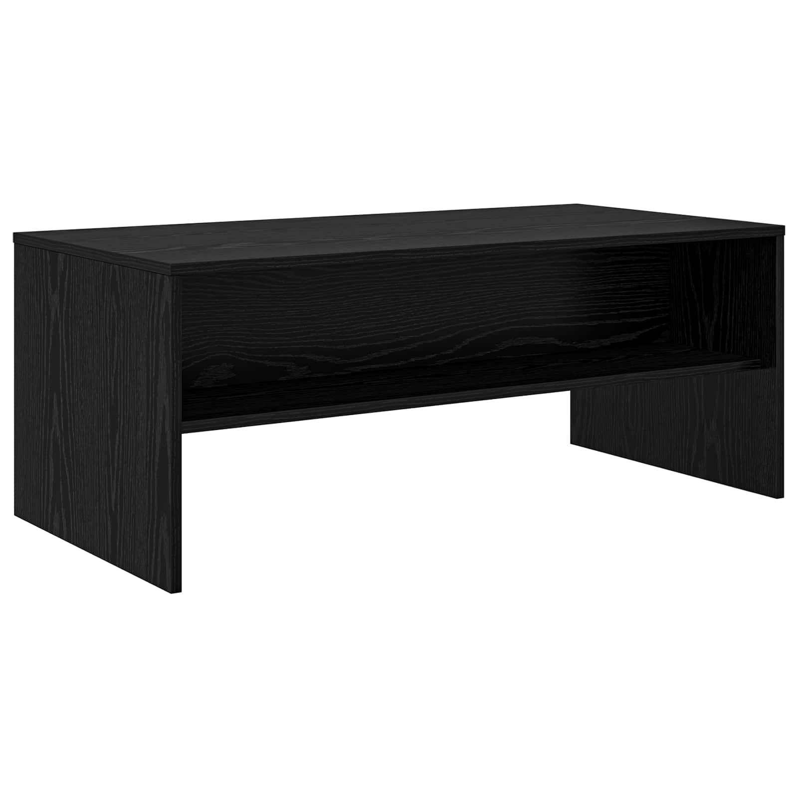 Konferenční Stolek Černý Dub 100 X 50 X 40 Cm Kompozitní Dřevo