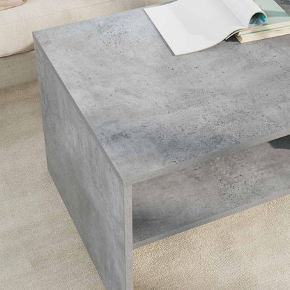 Konferenční Stolek Betonově Šedá 100 X 50 X 40 Cm