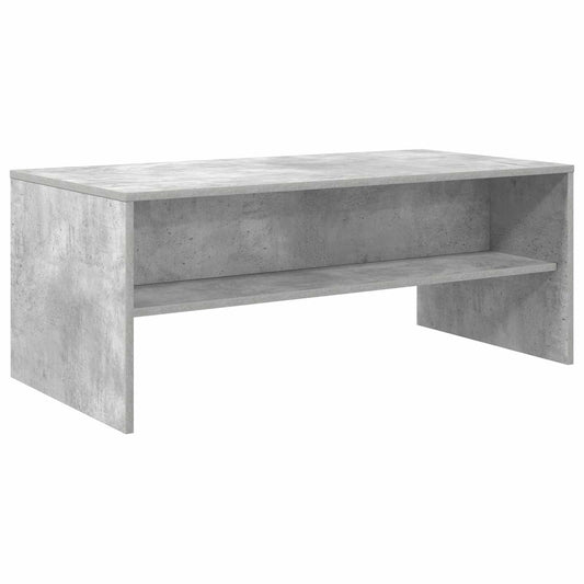 Konferenční Stolek Betonově Šedá 100 X 50 X 40 Cm