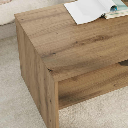 Konferenční Stolek Artisanový Dub 100 X 50 X 40 Cm
