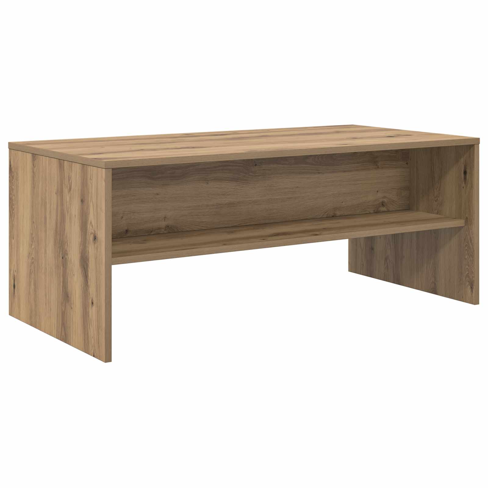 Konferenční Stolek Artisanový Dub 100 X 50 X 40 Cm