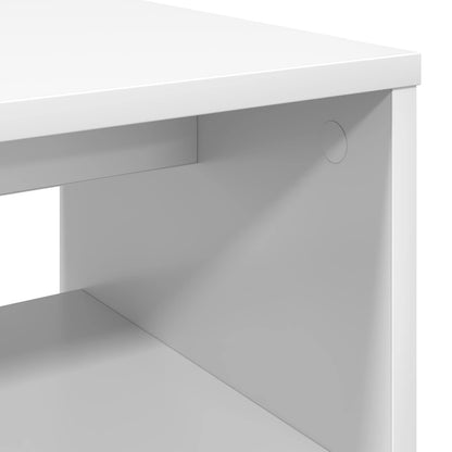 Televizní Skříň 60 X 35 X 40 Cm Bílá Kompozitní Dřevo