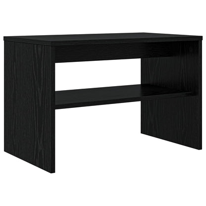 Televizní Skříň 60 X 35 X 40 Cm Černý Dub Kompozitní Dřevo