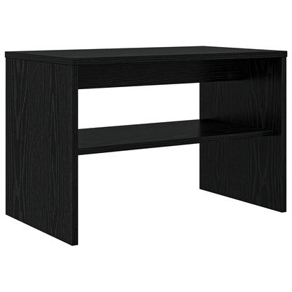 Televizní Skříň 60 X 35 X 40 Cm Černý Dub Kompozitní Dřevo
