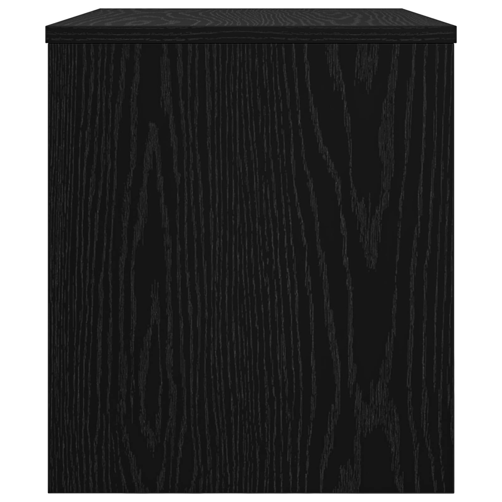 Televizní Skříň 60 X 35 X 40 Cm Černý Dub Kompozitní Dřevo