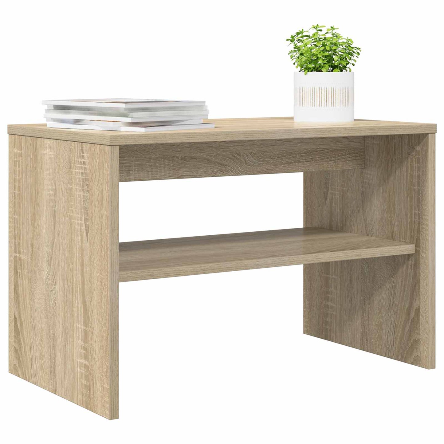 Televizní Skříň 60 X 35 X 40 Cm Sonoma Dub Kompozitní Dřevo