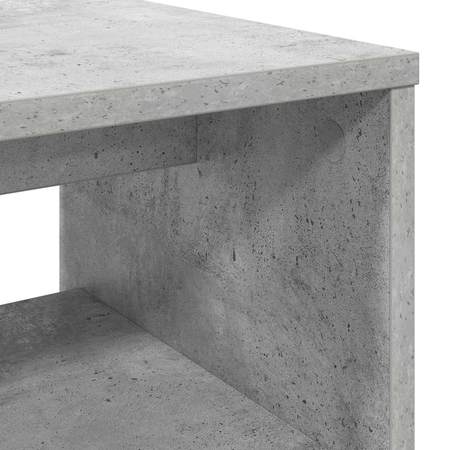 Televizní Skříň 60 X 35 X 40 Cm Betonově Šedá Kompozitní Dřevo