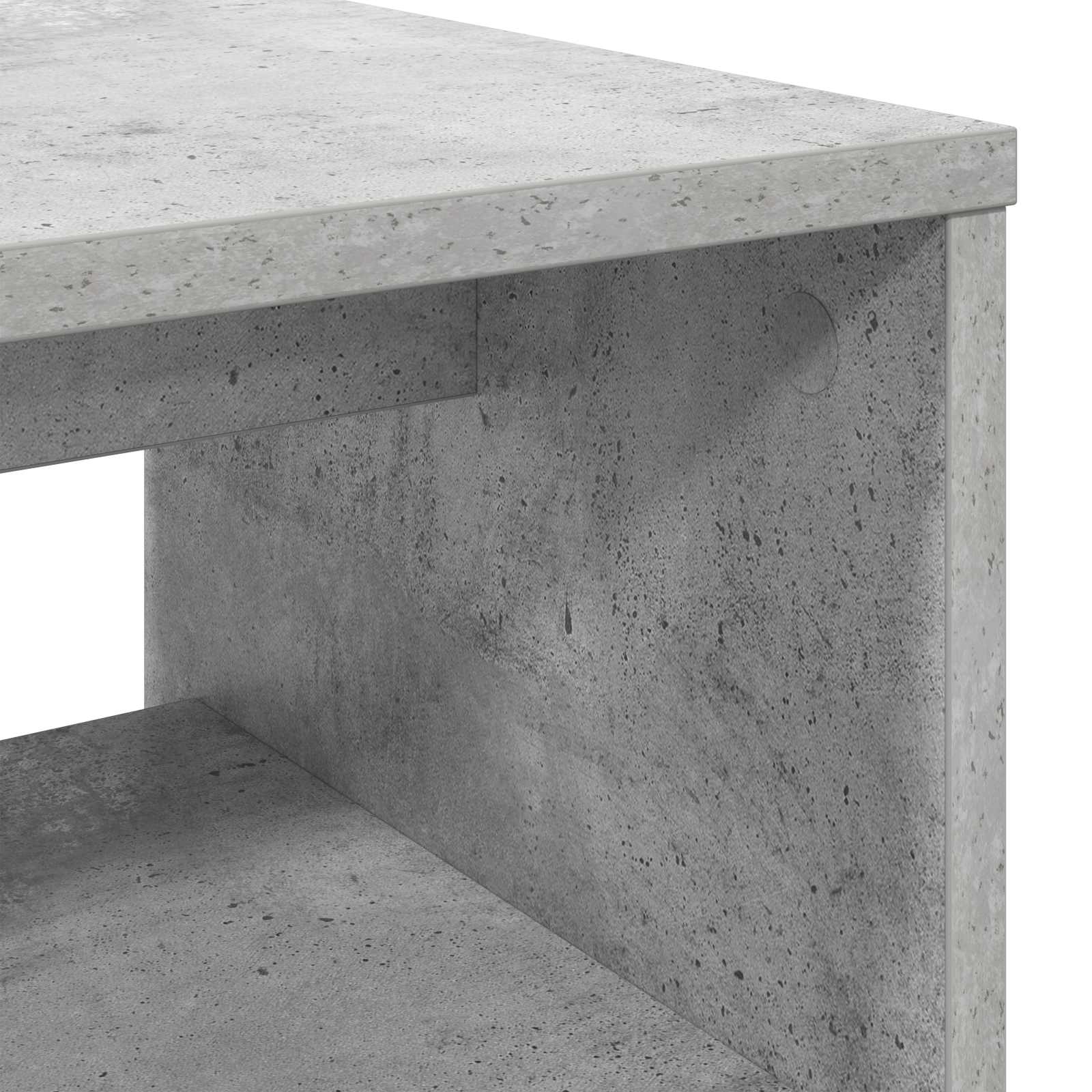 Televizní Skříň 60 X 35 X 40 Cm Betonově Šedá Kompozitní Dřevo