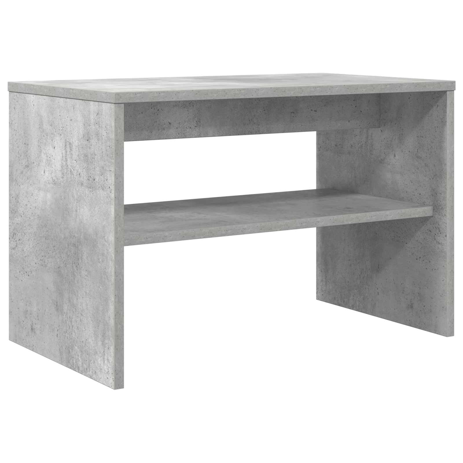 Televizní Skříň 60 X 35 X 40 Cm Betonově Šedá Kompozitní Dřevo