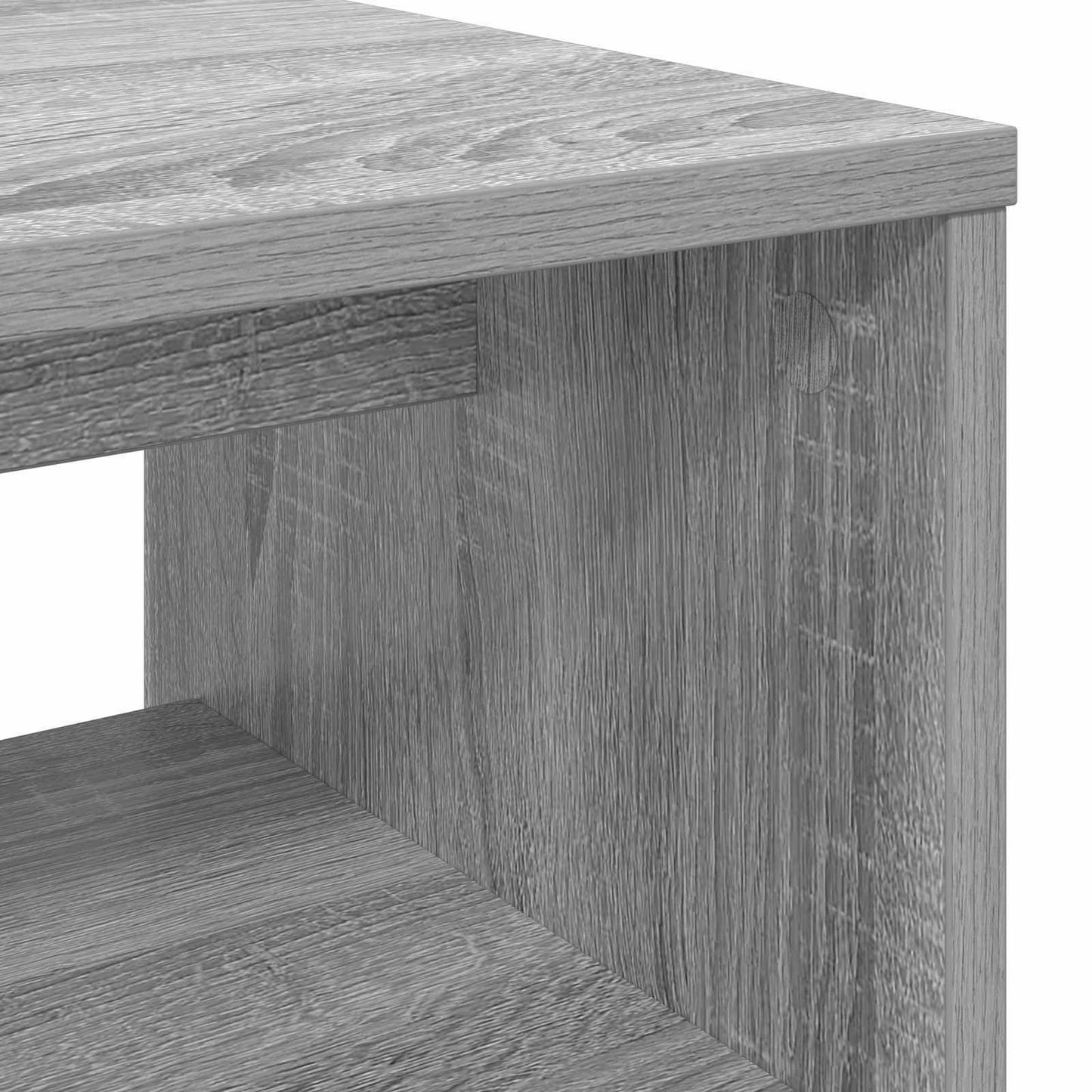 Televizní Skříň 60 X 35 X 40 Cm Šedá Sonoma Kompozitní Dřevo