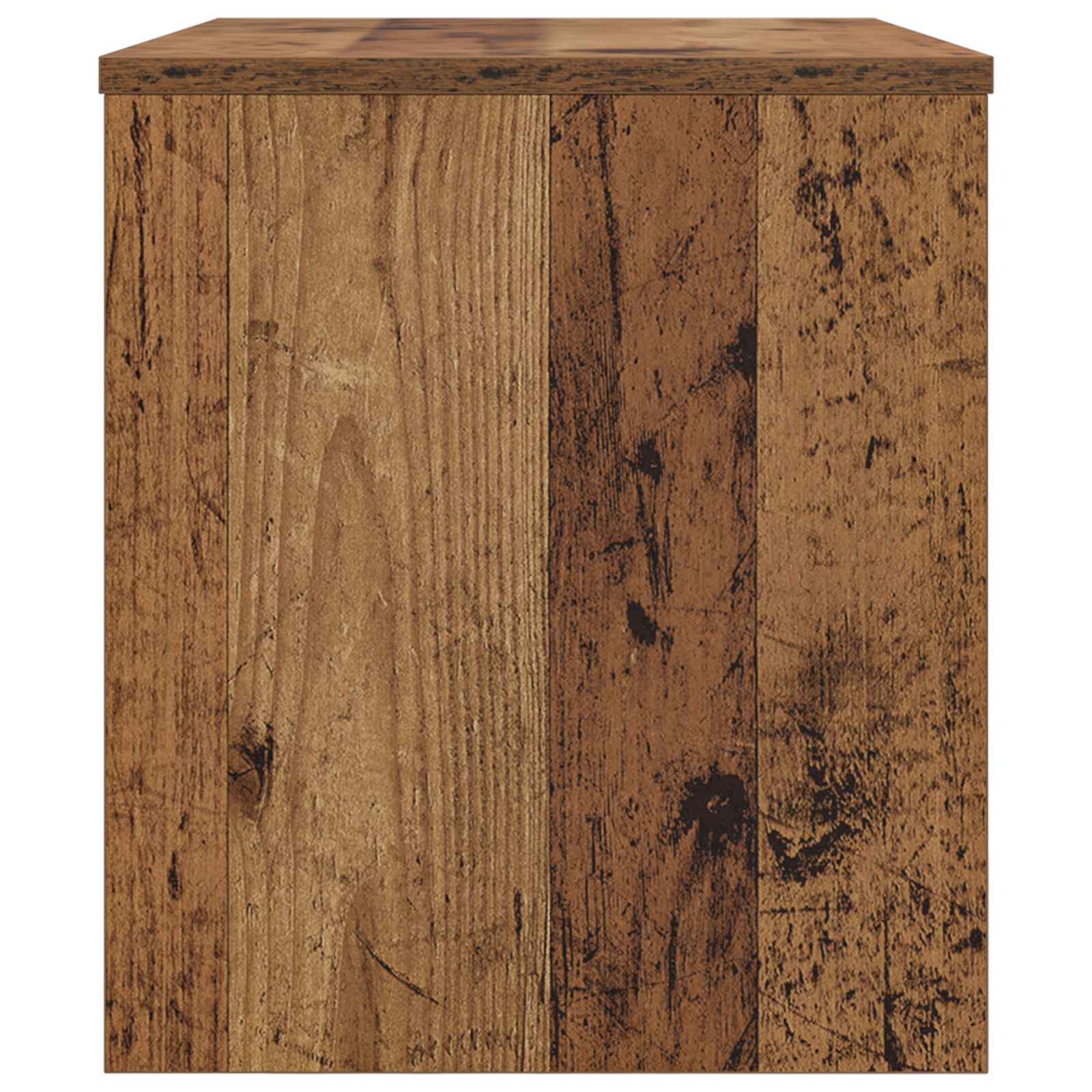 Televizní Skříň 60 X 35 X 40 Cm Staré Dřevo Kompozitní Dřevo