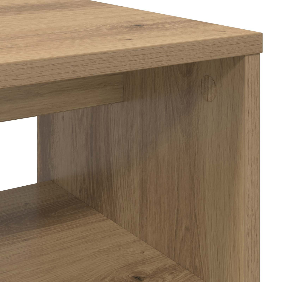 Televizní Skříň 60 X 35 X 40 Cm Artisanový Dub Kompozitní Dřevo