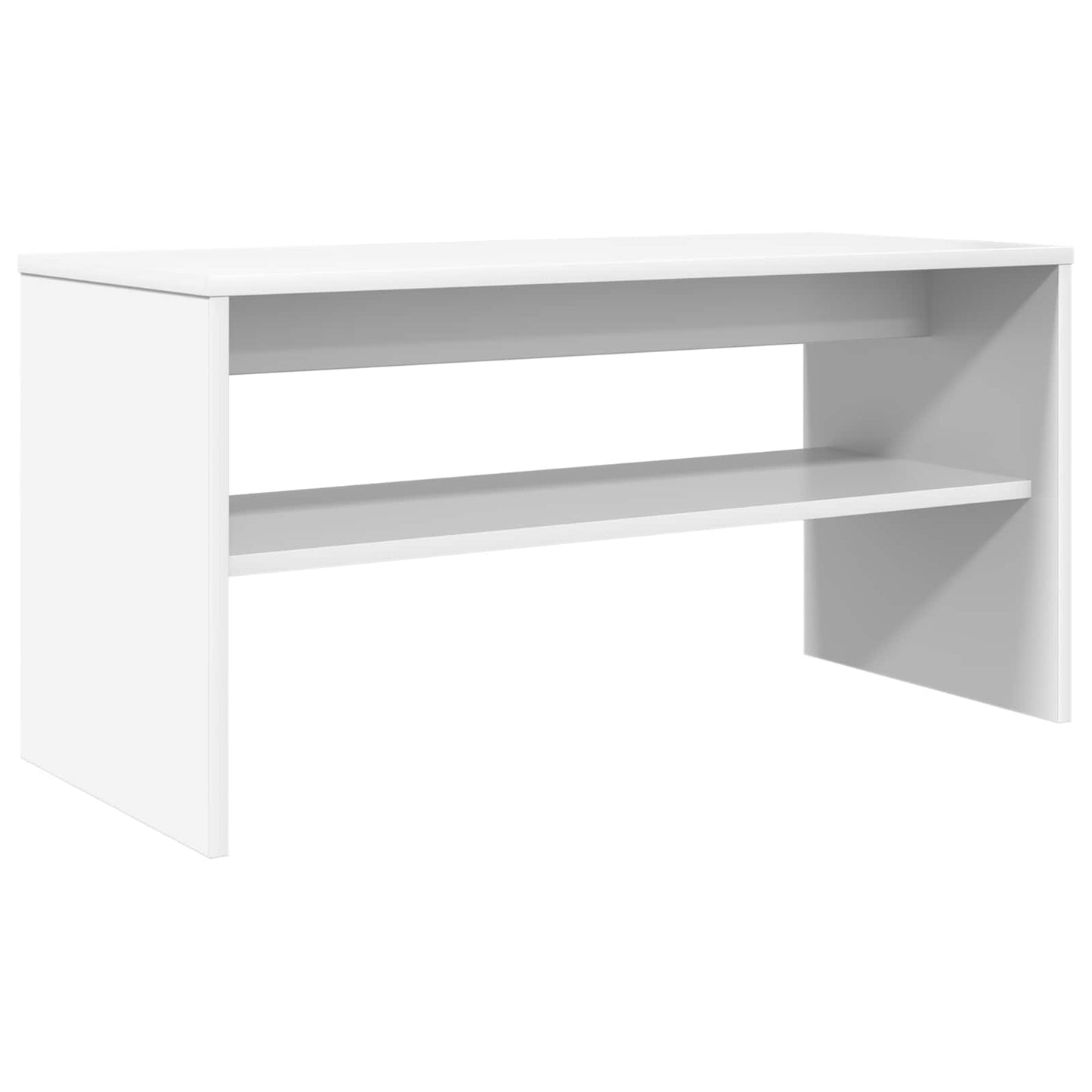 Televizní Skříň 80 X 35 X 40 Cm Bílá Kompozitní Dřevo
