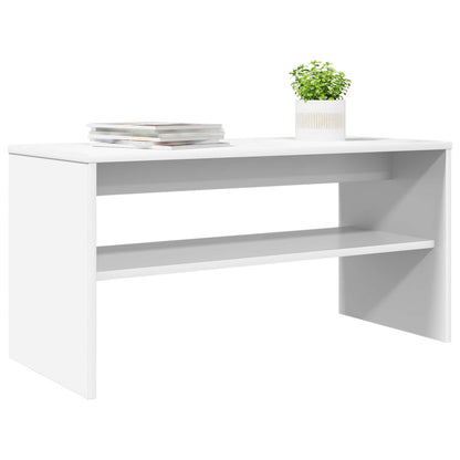 Televizní Skříň 80 X 35 X 40 Cm Bílá Kompozitní Dřevo