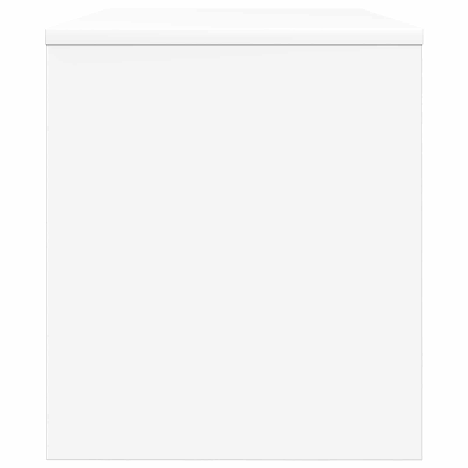 Televizní Skříň 80 X 35 X 40 Cm Bílá Kompozitní Dřevo