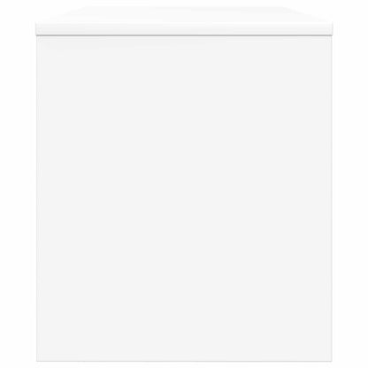 Televizní Skříň 80 X 35 X 40 Cm Bílá Kompozitní Dřevo