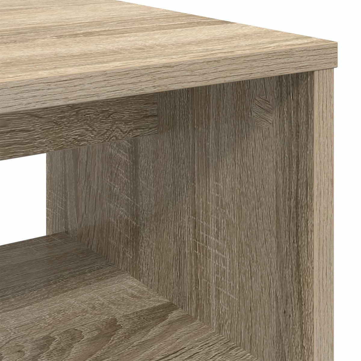 Televizní Skříň 80 X 35 X 40 Cm Sonoma Dub Kompozitní Dřevo