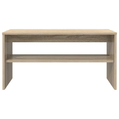 Televizní Skříň 80 X 35 X 40 Cm Sonoma Dub Kompozitní Dřevo