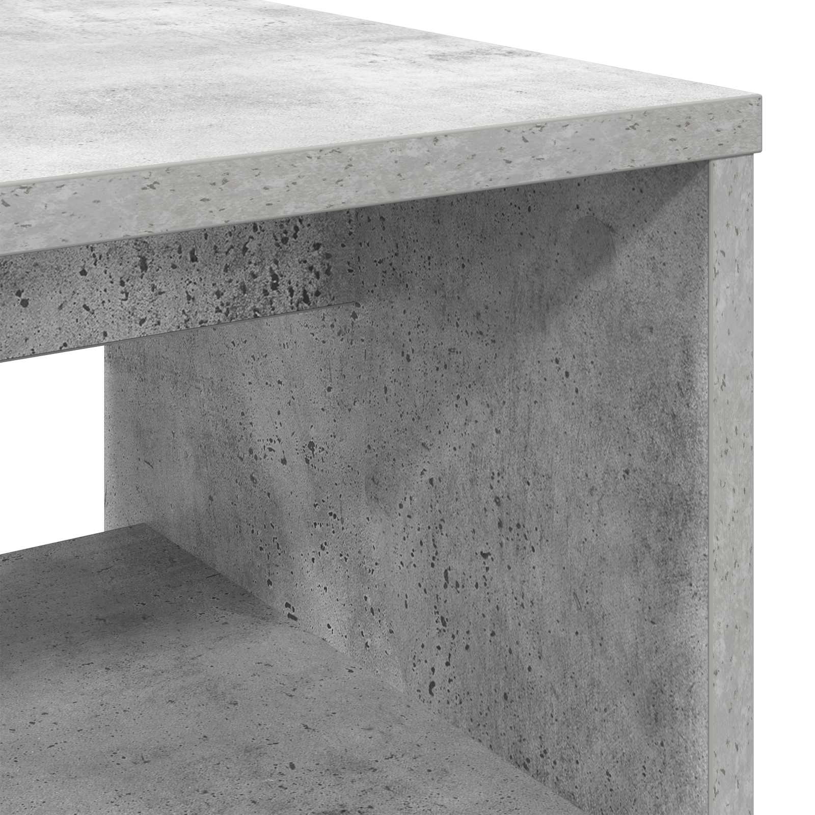 Televizní Skříň 80 X 35 X 40 Cm Betonově Šedá Kompozitní Dřevo