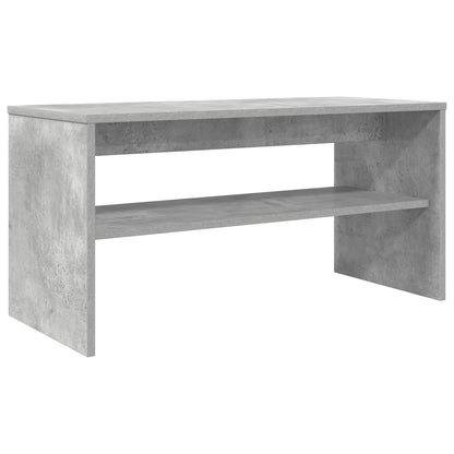 Televizní Skříň 80 X 35 X 40 Cm Betonově Šedá Kompozitní Dřevo