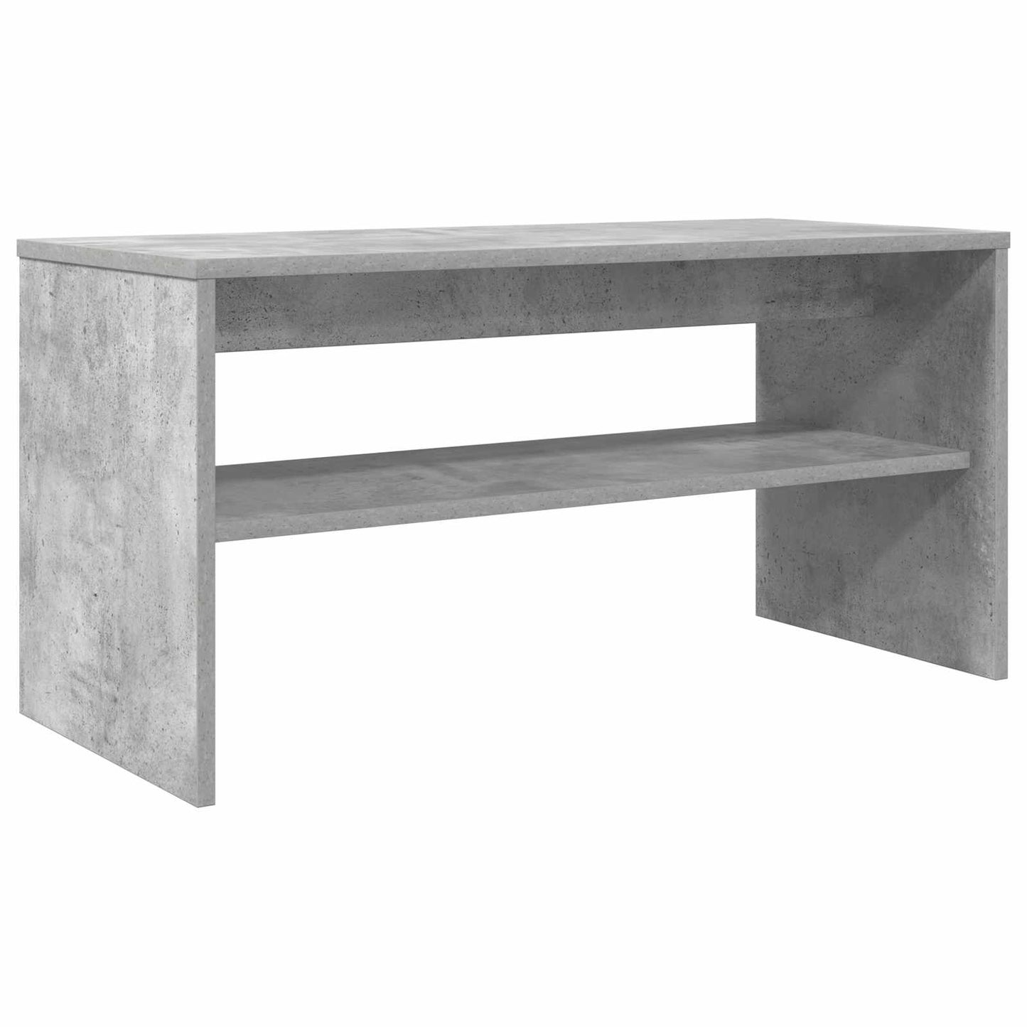 Televizní Skříň 80 X 35 X 40 Cm Betonově Šedá Kompozitní Dřevo